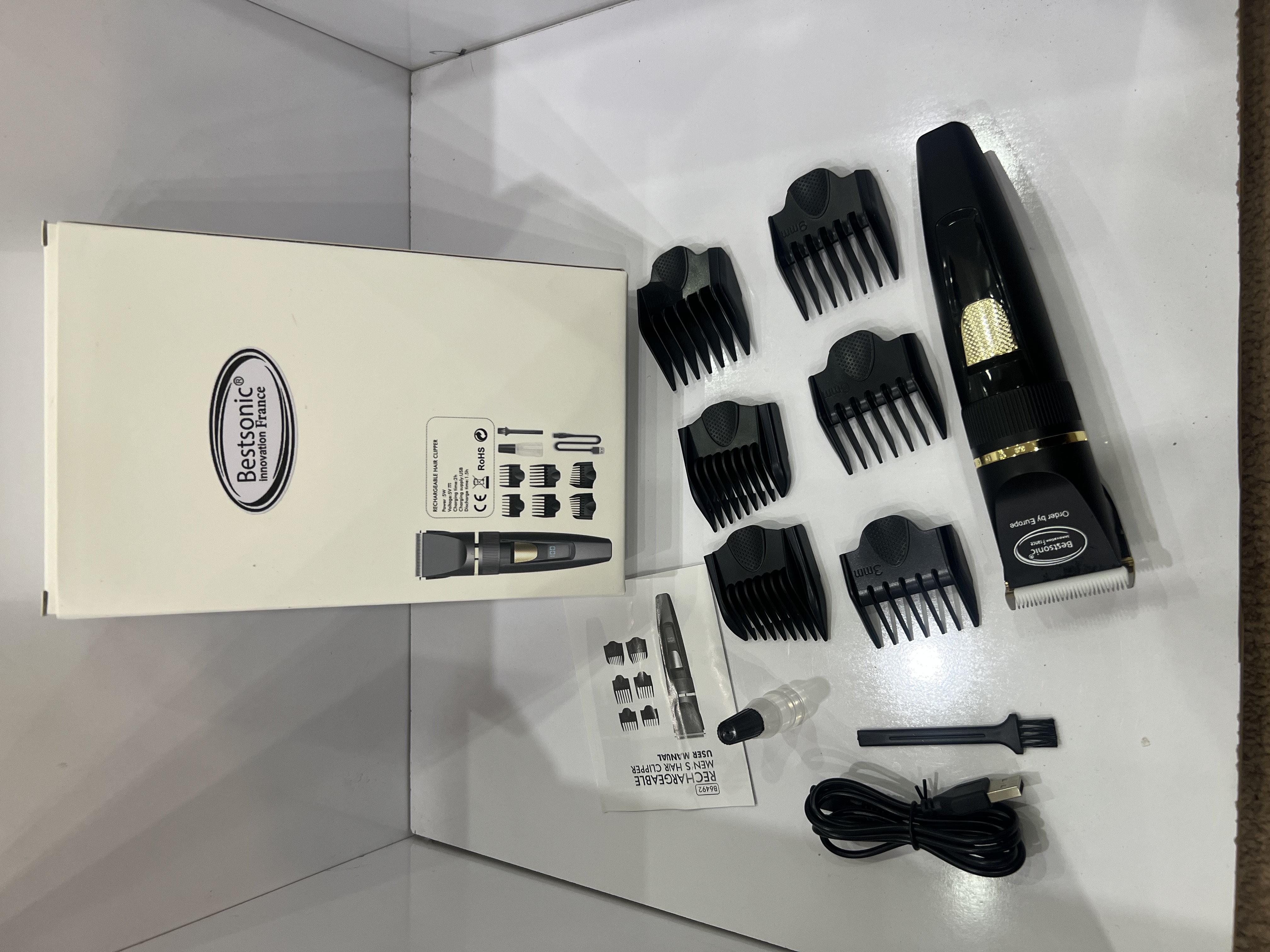 ماشین اصلاح سر و صورت بست سونیک فرانسوی اورجینال مدل BS18